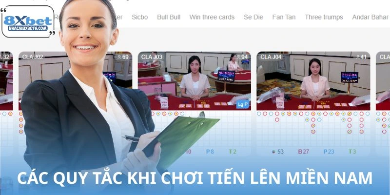 Các quy tắc khi chơi tiến lên miền nam