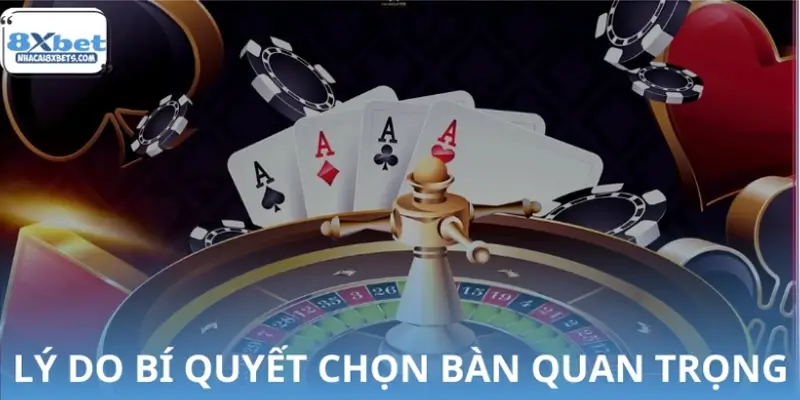 Tại sao bí quyết chọn bàn Casino vô cùng quan trọng